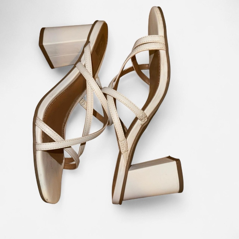 Dolce Vita white strappy heels 
- size 6